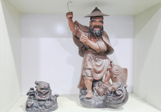 漁翁雕像