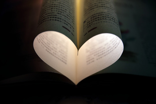 翻開(kāi)的書(shū)