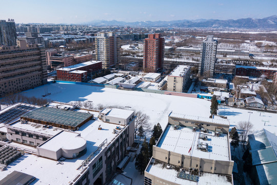 北京海淀雪景
