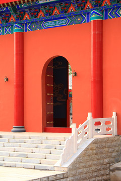 寺院 紅門