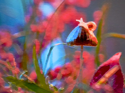 色彩 抽象 裝飾畫 油畫