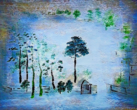 色彩 抽象 裝飾畫 油畫