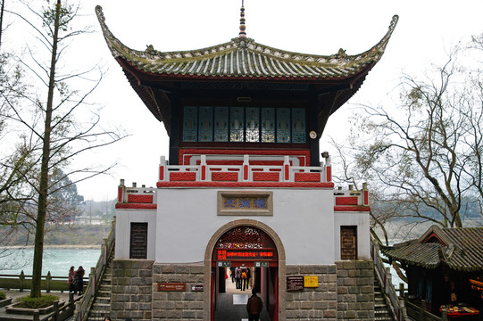 都江堰安瀾索橋