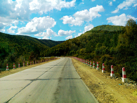 公路彎道 山路