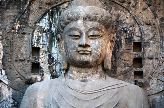 龍門石窟 奉先寺 大盧舍那