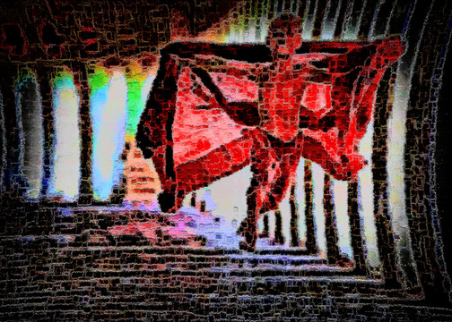 色彩 抽象 裝飾畫 油畫