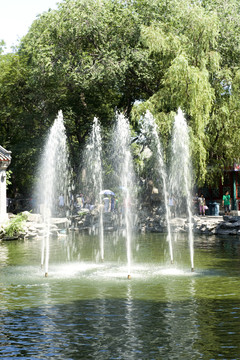 北京恭王府花園噴泉