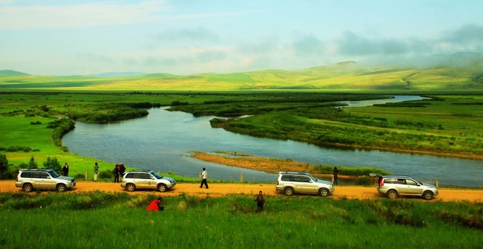 額爾古納河 越野車 旅游