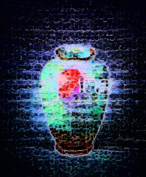 色彩 抽象 裝飾畫 油畫