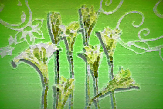 色彩 抽象 裝飾畫 油畫