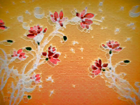 色彩 抽象 裝飾畫 油畫