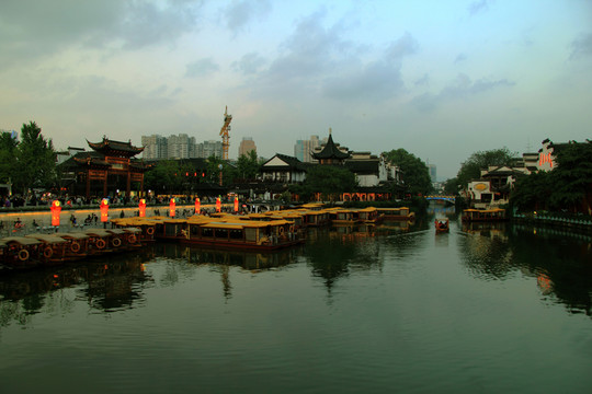秦淮河景