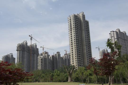 建設(shè)中的樓房
