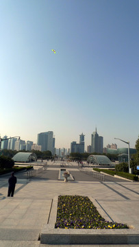 上海 浦東 現代建筑 世紀大道