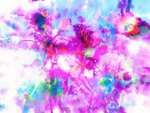抽象畫(huà) 花型