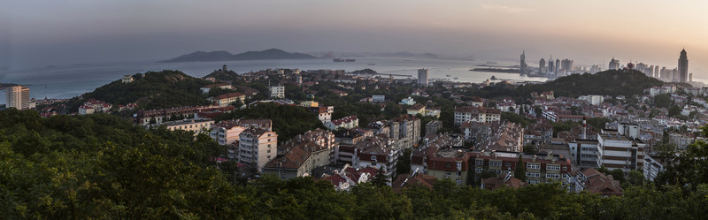 青島匯泉灣全景圖