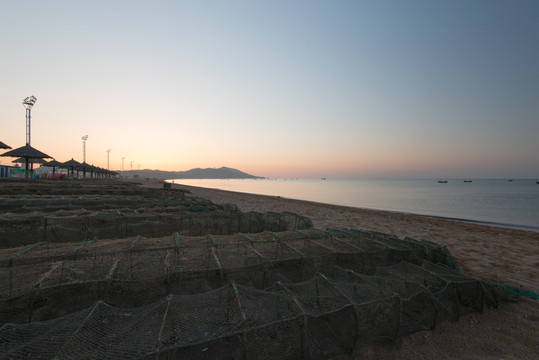 沙灘曬網(wǎng)