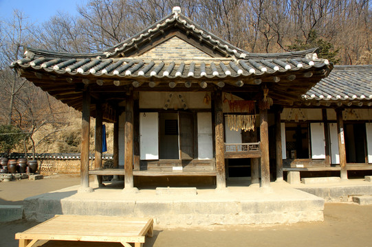 韓國水原民俗村南部地方富家