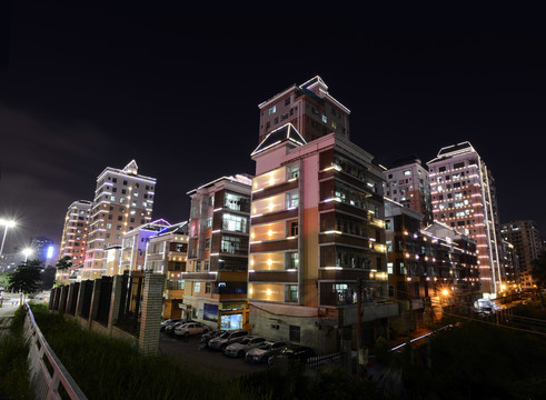 住宅夜景