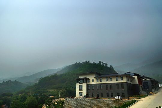泰山腳下仿古建筑商業(yè)街