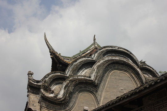 洛帶古鎮(zhèn)上的會館