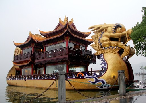 杭州西湖 龍頭游船 大船坊