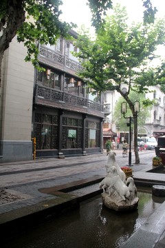 杭州山羊雕像 三羊開泰