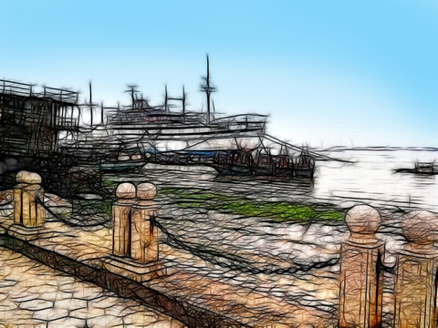 海景裝飾畫