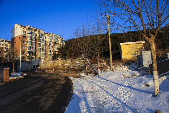 七賢嶺公園雪景