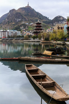 貴州鎮(zhèn)遠(yuǎn)古鎮(zhèn)分光攝影
