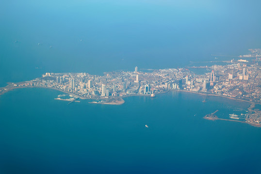 青島市區(qū)俯瞰