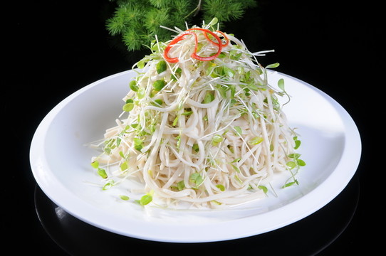香椿豆腐絲