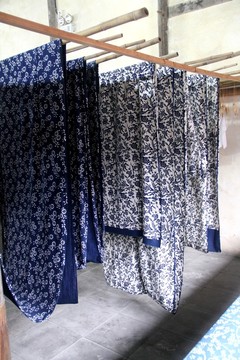 烏鎮(zhèn) 東柵  藍(lán)花布