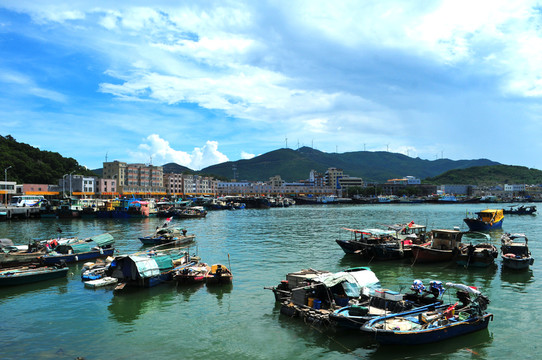 南海風(fēng)光 漁港