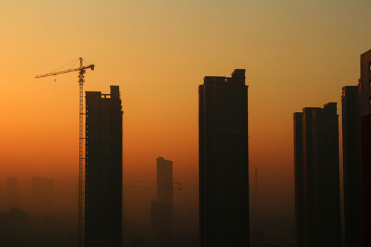 晨光下的建筑