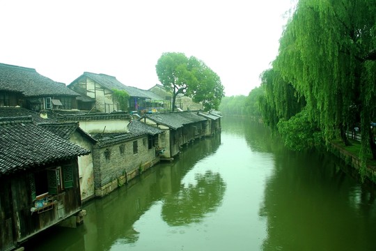 烏鎮(zhèn) 古宅 湖水