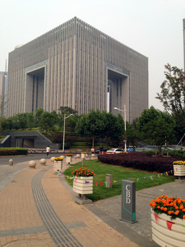 南京 寫字樓 城市 街道 現(xiàn)代
