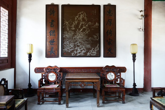 周村狀元府內(nèi)景裝飾