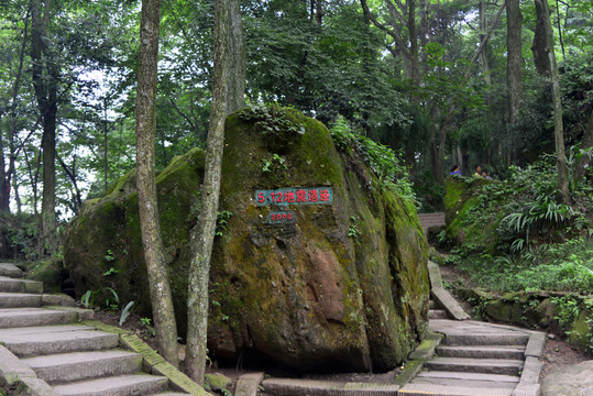 地震遺石景觀