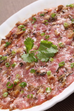 梅菜蒸肉餅
