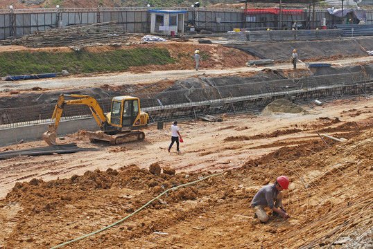 地鐵建筑工地