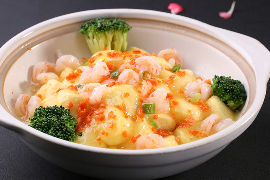 蟹黃焗日本豆腐