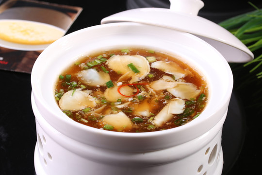酸辣烏魚蛋湯