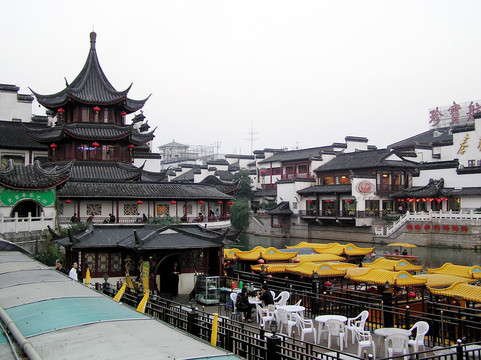 南京夫子廟秦淮河