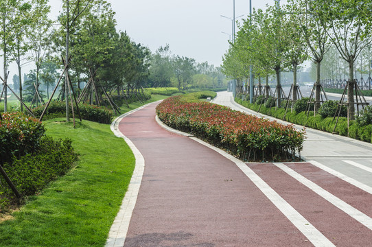 人行道自行車道