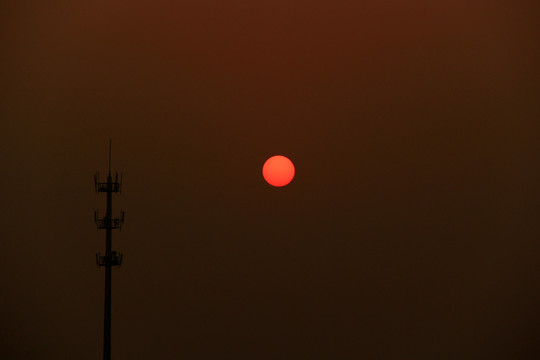 早晨的太陽