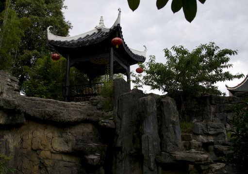 假山 亭子 名樓 甲秀