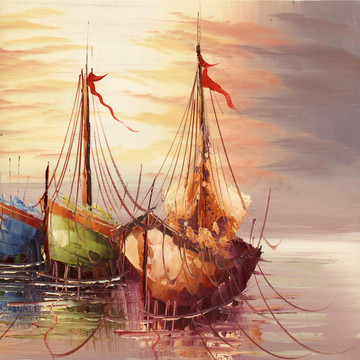 海景油畫 風(fēng)景油畫