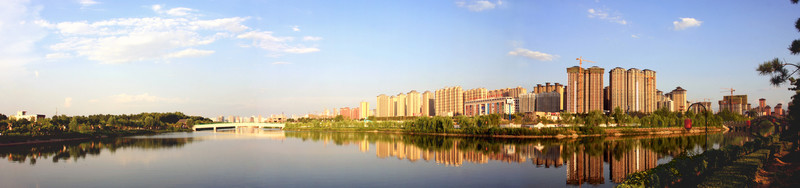 西安城市風(fēng)光 未央 漢城湖