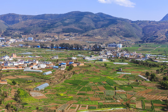 山中村落